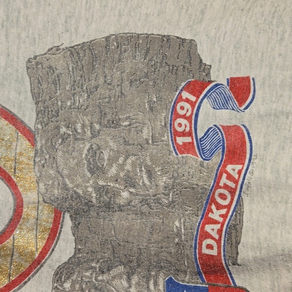 VTG 90S SOUTH DAKOTA MOUNT RUSHMORE 50TH ANNIVERSARY XL - Picture 4 of 13